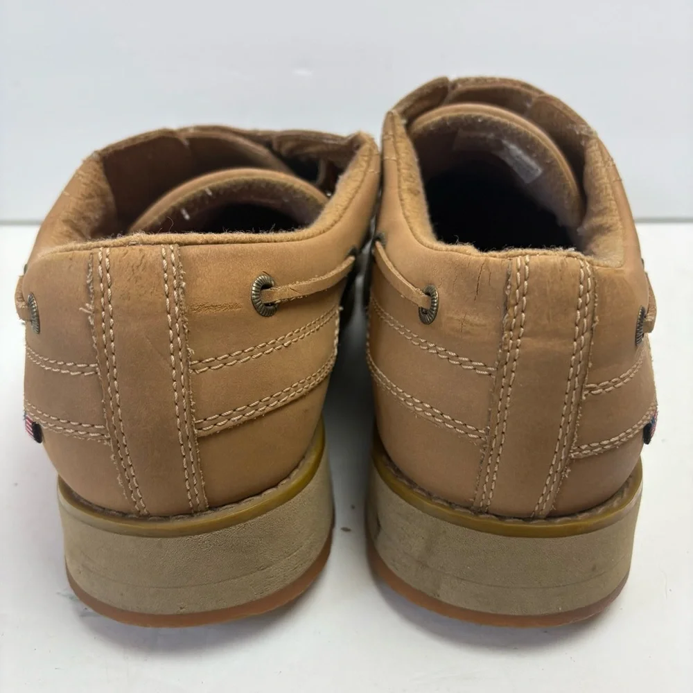 Polo Ralph Lauren Tan Loafers with Moccasin Stitching Men’s size 10.5 D Leather - Picture 8 of 13